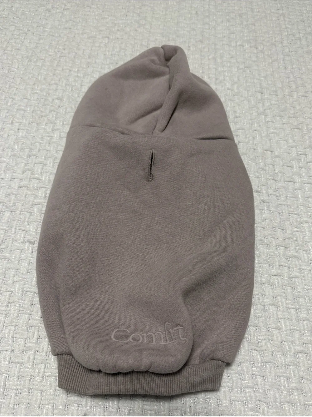 Comfrt tan pet hoodie, medium. Great condition